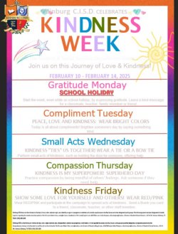 Kindness Week Feb. 10-14